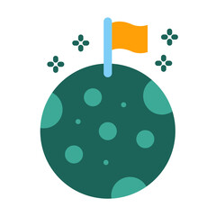 Space Exploration Icon Style