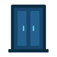 Space Door Icon Style