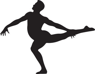 Gymnast Silhouette