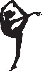 Gymnast Silhouette