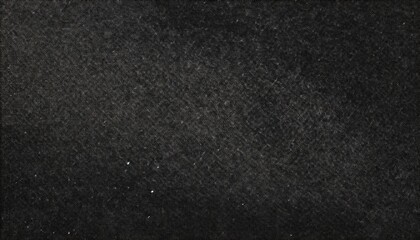 dark textured fabric background with subtle noise, rough textile pattern, monochrome black cloth surface, vintage grunge material for design

