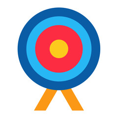 Archery Board Icon Style
