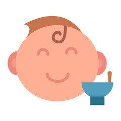 Baby Food Icon Style