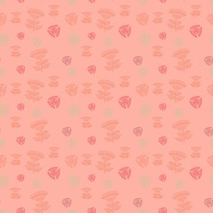 seamless pattern with geometric flowers abstract floral background fashion digital paper graphic design print