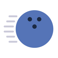 Fototapeta premium Ball Speed Icon Style