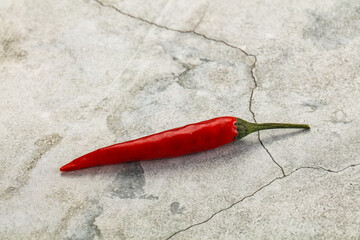 Spice ripe red chili pepper