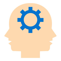 Cognitive Psychology Icon Style