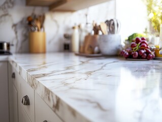 Fruit display on kitchen counter