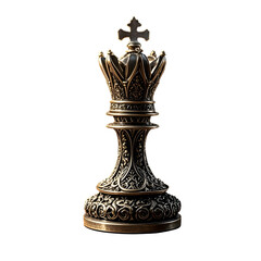 Ornate chess king piece