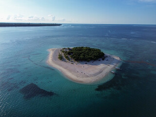 Aerial view of Patawan island in Balabac, Philippines. High quality photo