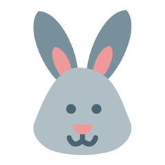 Rabbit Face Icon Style