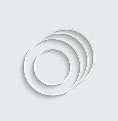 clean dishes icon vector kitchet sign 