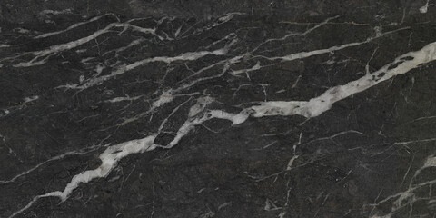 Textura de mármol negro elegante con vetas blancas destacadas, perfecta para papel tapiz, fondos de pantalla y aplicaciones en diseño premium