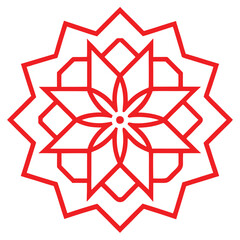 Handcrafted Islamic Mandala Design for Modern Art