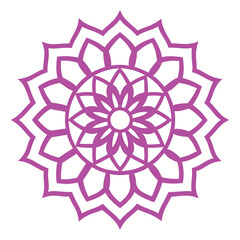 Beautiful Mandala Art with Islamic Geometric Shapes
