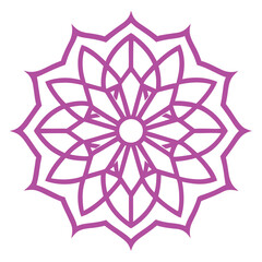 Beautiful Mandala Art with Islamic Geometric Shapes