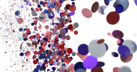 Falling confetti celebration background. Ideal for party, festive, or celebratory designs.