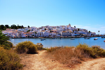 view of ferragudo algarve portugal