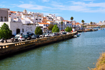 Fototapeta premium view of ferragudo algarve portugal