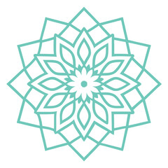 Unique Islamic Mandala Art for Mindful Meditation