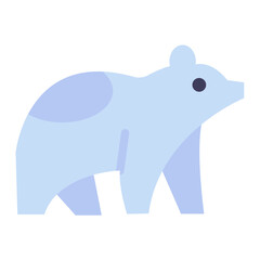 Polar Bear Icon Style
