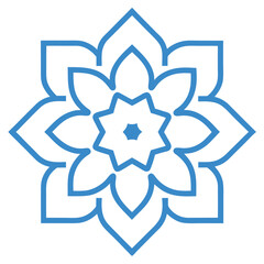 Obraz premium Unique Islamic Mandala Art for Mindful Meditation