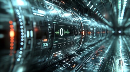 Obraz premium Camera recording with a transparent overlay on the viewfinder