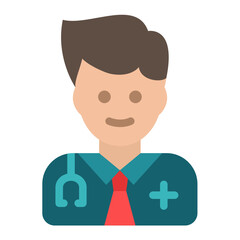Doctor Consultation Icon Style