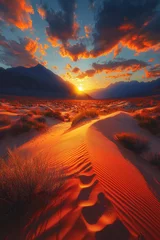 Gardinen Dreamlike and surreal landscapes brought to life through detailed Stock wallpaper © Mark