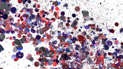 Falling confetti background, festive backdrop, celebration, party, event, colorful explosion