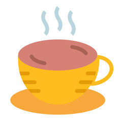 Hot Coffee Icon Style