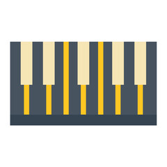 Piano Keys Icon Style
