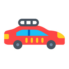 Police Car Icon Style © Circlon