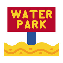 Water Park Icon Style
