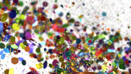 Colorful Confetti Explosion