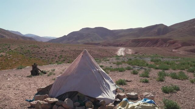nomad berber tent atlas mountains morocco