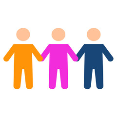 Team work Icon Style