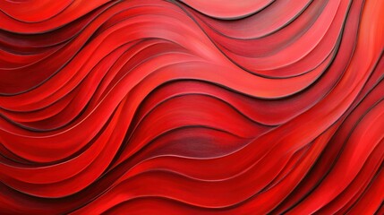 Obraz premium Abstract red wave pattern background.