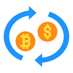 Obraz premium Metaverse Economy Icon Style