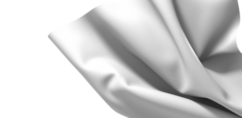 White Fabric Drape Texture Background