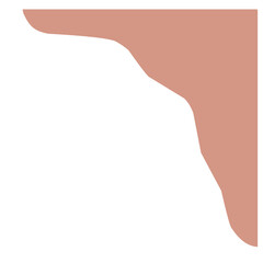 illustration of Organic Minimal Shapes. Hand Drawn Abstract Elements Shapes Objects.