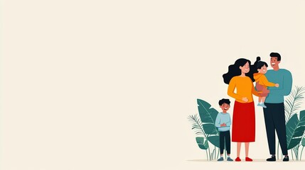 Diverse family celebrating tax refund in a modern home