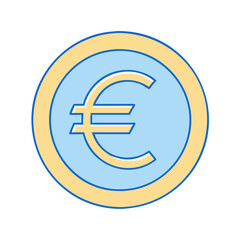 euro symbol icon, euro symbol vector illustration-simple illustration of euro symbol, perfect for euro symbol logos and icons