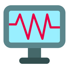 Monitor System Icon Style