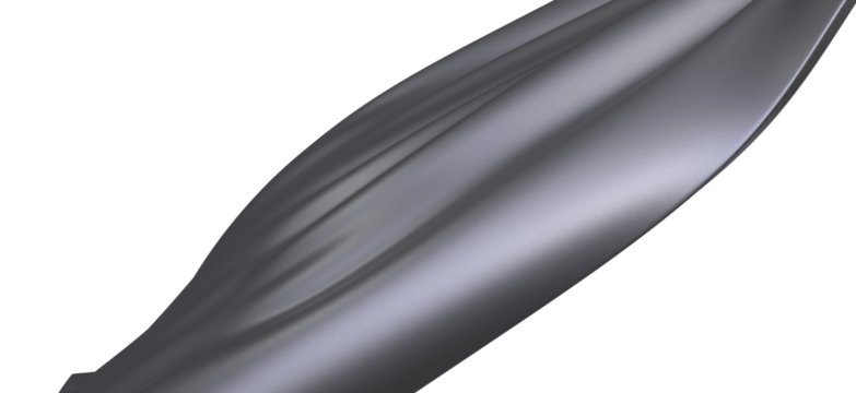 Abstract Gray Fabric Drape