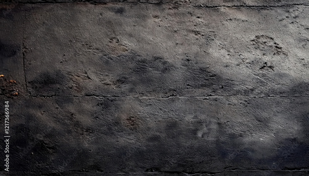 Poster weathered dark concrete texture with rough surface patterns and subtle scratches, ideal for industrial designs and background