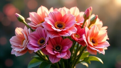 Obraz premium spring flowers , beautiful bouquets of spring flowers