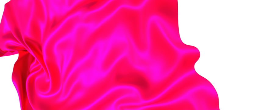 Pink satin fabric drapes beautifully The soft folds and smooth texture are elegant and luxurious