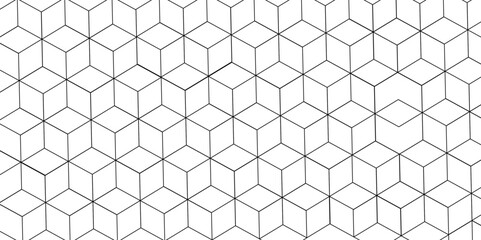 Abstract background with hexagon, modern abstract polygonal pattern. Black & white abstract patterns. Seamless geometric pattern. Background girah illustration. Closeup of tile wall for background.