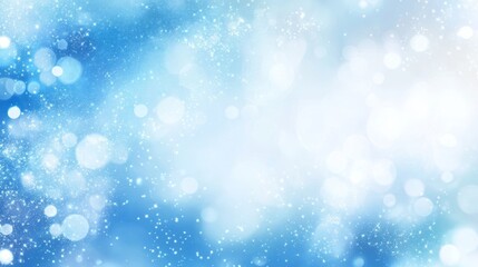 Obraz premium Soft Focus Blue and White Bokeh Background for Calming Themes